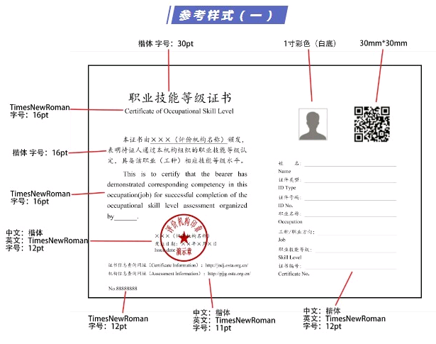 2021年人社部頒發(fā)健康管理師證書樣本！參考樣式（一）