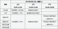 山西省2023年上半年教師資格考試筆試網(wǎng)上報名時間: 1月13日至16日