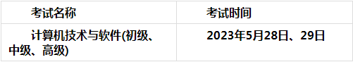 2023年上半年吉林軟考時(shí)間：5月27日至28日